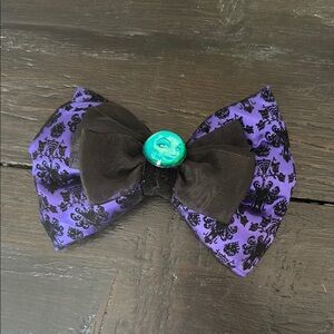Haunted Mansion bow - Disney Collection - Purple and Black